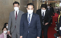 [포토] 박병석 의장 면담하는 박홍근 원내대표