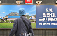 [포토] '청와대 개방' 홍보 안내판