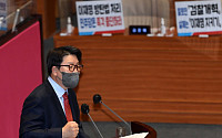 [포토] '검수완박' 반대, 무제한 토론하는 권성동 원내대표