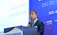 [포토] 안완기 회장 ‘K-ESG 가이드라인, 한국형 ESG의 시작’