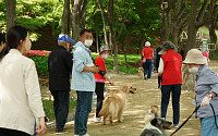 "힐링견 쓰다듬자 내 마음 힐링" 동물매개치유 행사 열려
