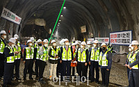 [포토] 윤석열, GTX-A 터널구간 현장점검
