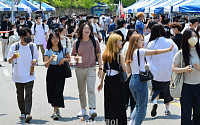 [포토] 3년 만에 대면 축제 열린 한국외대 글로벌캠퍼스