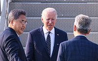 [포토] 박진 장관 영접 받는 조 바이든 대통령