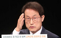 [포토] 토론회 참석한 조희연 서울시교육감 후보