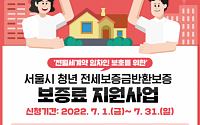 서울시, 청년층 ‘전세보증금 반환보증’ 보증료 전액 지원