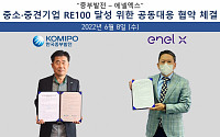 중부발전·에넬엑스코리아 RE100 달성 위한 업무협약 체결