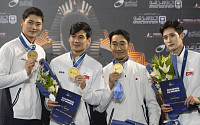 한국 펜싱 남자 사브르, 단체전 은메달 확보[항저우 AG]