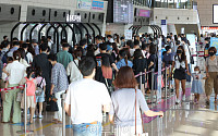 [포토] 피서객들로 붐비는 김포공항
