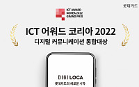 롯데카드, '디지로카앱' ICT 어워드 코리아 디지털 커뮤니케이션 통합대상 수상