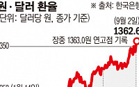 원ㆍ달러 환율, 또 연고점 경신… 장 초반 1365.2원