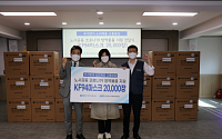 한국부동산원 노사, 추석 맞이 소외 계층 방역물품 지원