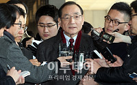 [포토]취재진 질문에 답하는 김효재 전 청와대 정무수석
