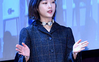[포토] 오징어게임 '에미상' 수상 기자간담회 참석하는 이유미