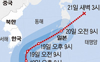 제14호 태풍 '난마돌' 북상…일부 항공기·여객기 운항 통제