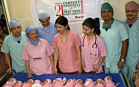 인도에서 한 여성이 11쌍둥이? …세계 네티즌 관심집중