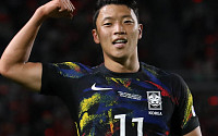 한국, 코스타리카와 1-1 전반 종료…황희찬 선제골