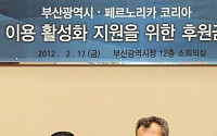 장 마누엘 스프리에 페르노리카코리아 사장, 부산시에 1억원 기부