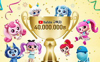 SAMG, 티니핑ㆍ미니특공대 힘입어 유튜브 구독자 4000만명 돌파