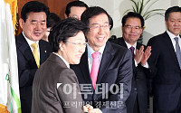 [포토]박원순 서울시장 민주통합당 입당