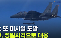 北 동해상으로 또 미사일 도발 ··· 軍, 정밀사격으로 대응[영상]