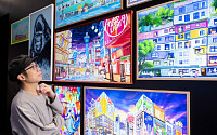 삼성전자, 홍콩서 라이프스타일 TV '더 프레임'으로 디지털 아트 작품 선봬