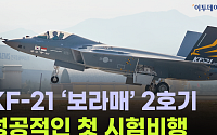 초음속 전투기 KF-21 '보라매' 2호기의 성공적인 첫 시험비행 [영상]