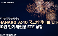 NH-Amundi운용, 10년 만기채권형 ETF 신규 상장