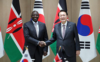한-케냐 정상회담…尹 &quot;에너지·방산 참여 관심&quot; 요청