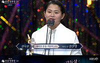 '청룡영화상' 박찬욱, '헤어질 결심'으로 감독상 수상…김신영 대리 수상
