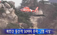 북한산 등산객 추락 사고…2명 사상