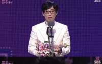 'SBS 연예대상' 유재석 대상에 난감…지석진의 무관이 씁쓸한 이유