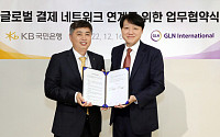 KB국민은행, GLN인터내셔널과 글로벌 결제 네트워크 업무협약