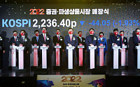 [포토] “안녕 2022년”…거래소, 증권‧파생상품시장 폐장식 개최