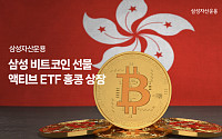 삼성자산운용, 비트코인 선물 액티브 ETF 홍콩 상장