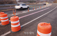 [포토] 인천 방향 통제된 제2경인고속도로