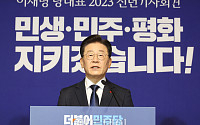 [포토] 이재명, 2023 신년기자회견 열어