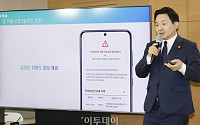 [포토] 안심전세 앱(APP) 시연회하는 원희룡 장관
