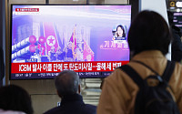 [포토] 동해상으로 단거리 탄도미사일 발사한 북한