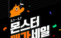 “일주일간 최대 58% 할인”…티몬, ‘몬스터메가세일’ 개최