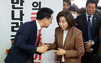 [포토] 대화하는 김기현-나경원