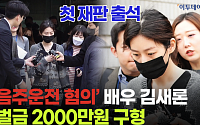 [영상] '음주운전 후 생활고' 김새론, 첫 재판 출석···檢, 벌금 2000만 원 구형