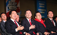 [포토] 전당대회 참석한 국민의힘 당대표 후보들