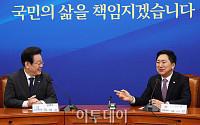 [포토] 김기현-이재명 첫 회동