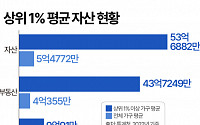 ‘대한민국 자산 상위 1%’ 평균 자산은 53억6882만 원 [그래픽뉴스]