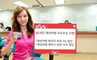 BC카드, 해외여행패키지 최대 7% 할인