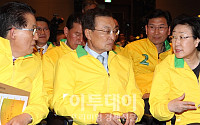 [포토]민주통합당 선대위 지도부 대화