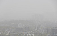 [포토] '황사와 미세먼지로 뒤덮인 서울 도심'