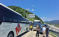 강원 홍천서 수학여행 버스·트럭 ‘연쇄 추돌’…“중상 3명·경상자 79명”