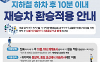 서울시, 내달부터 '지하철 10분내 무료 환승' 적용